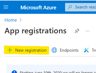 App Registrations