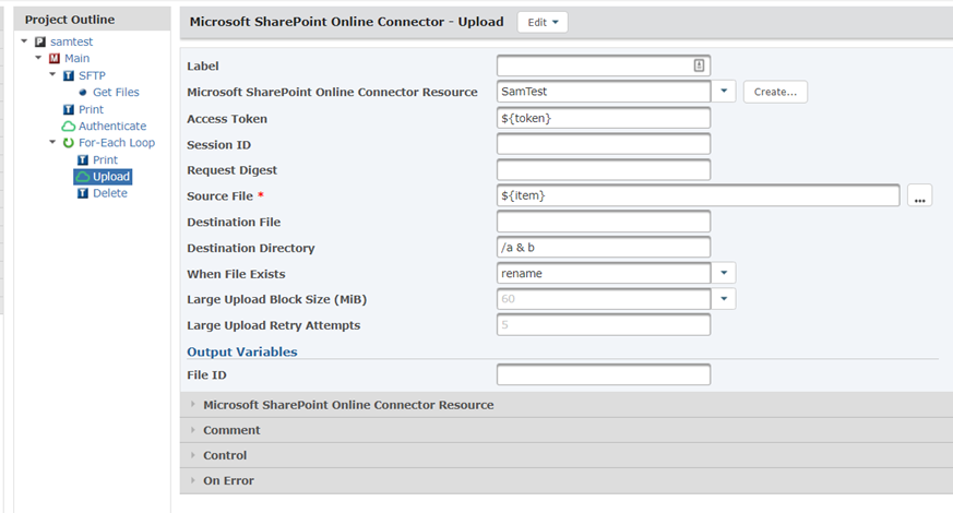 Setting Up the SharePoint Cloud Connector in GoAnywhere to Upload Files ...