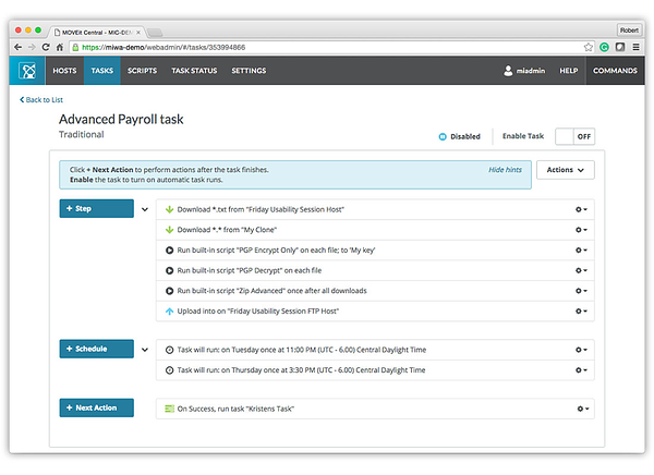 Ipswitch MOVEit Automation Automated File Transfers