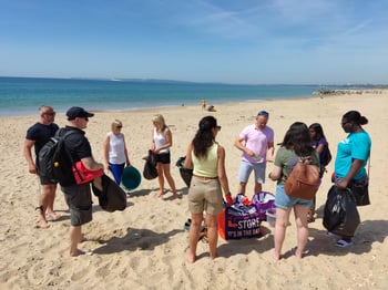 Pro2col-softcat-group-beach-clean