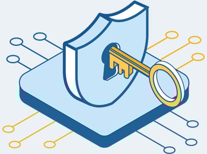 Secure Lock Illustrating PGP Encryption Security