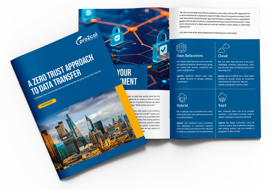A Zero Trust Approach to Data Transfer Front Cover